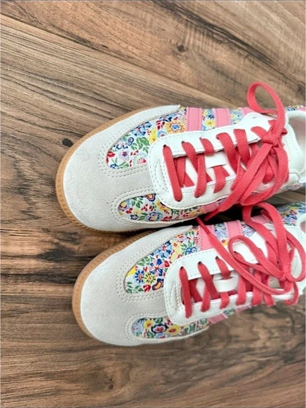 adidas samba Floral Sneakers White & Pink - Picture 3 of 5
